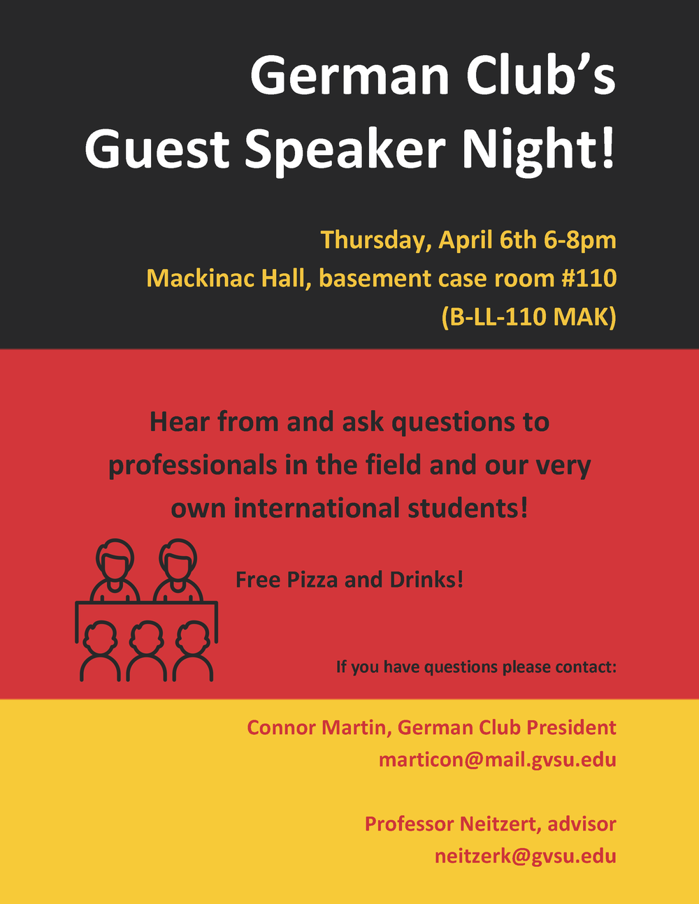 German Club's Guest Speaker Night! Spotlight
